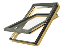 Деревянные мансардные окна среднеповоротные Fakro FTS-V U4  78*118